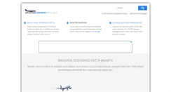 Desktop Screenshot of bandarasoekarnohatta.com