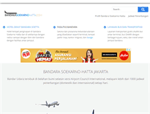 Tablet Screenshot of bandarasoekarnohatta.com